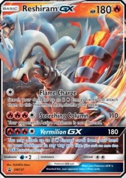 [ENG][NM] Karta Pokemon Reshiram GX SM137 - SM Black Star Promos