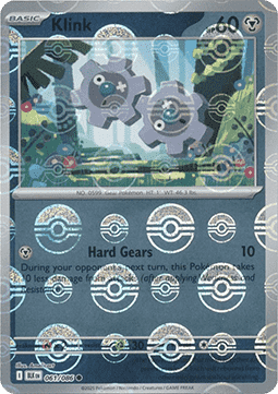 [ENG][NM] Karta Pokemon Klink 061/086 - Black Bolt [Pokeball Reverse]