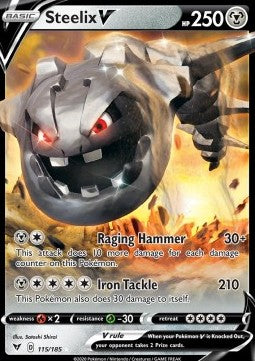 [ENG][NM] Karta Pokemon Steelix V 115/185 - Vivid Voltage