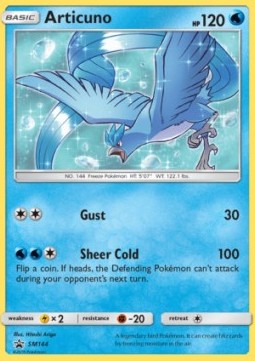 [ENG][NM] Karta Pokemon Articuno 144 - SM Black Star Promos