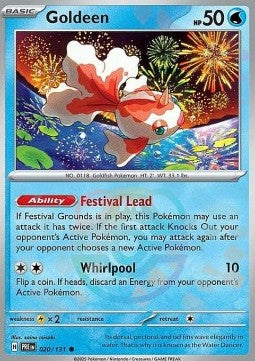 [ENG][NM] Karta Pokemon Goldeen 020/131 - Prismatic Evolutions [Masterball Reverse]
