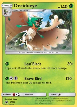 [ENG][NM] Karta Pokemon Decidueye SM55 - SM Black Star Promos
