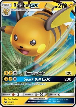 [ENG][NM] Karta Pokemon Raichu GX SM213 - SM Black Star Promos
