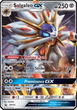 [ENG][NM] Karta Pokemon Solgaleo GX SM104 - SM Black Star Promos