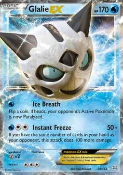 [ENG][NM] Karta Pokemon Glalie EX 34 - BREAKthrough