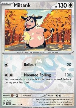 [ENG][NM] Karta Pokemon Miltank 081/131 - Prismatic Evolutions [Masterball Reverse]