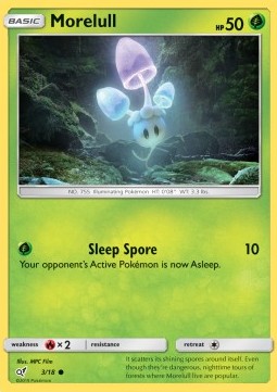 [ENG][NM] Karta Pokemon Morelull 3 - Detective Pikachu [Holo]