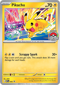 [ENG][NM] Karta Pokemon Pikachu 93 - MEP Black Star Promos