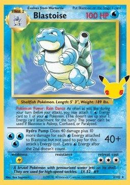 [ENG][NM] Karta Pokemon Blastoise bs2 - Celebrations