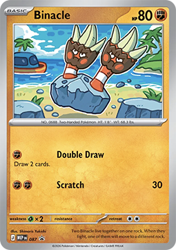 [ENG][NM] Karta Pokemon Binacle 87 - MEP Black Star Promos