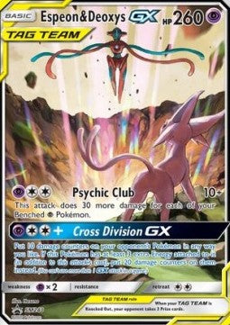 [ENG][NM] Karta Pokemon Espeon & Deoxys GX 240 - SM Black Star Promos