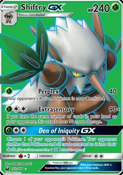 [ENG][NM] Karta Pokemon Shiftry GX 152/168 - Celestial Storm