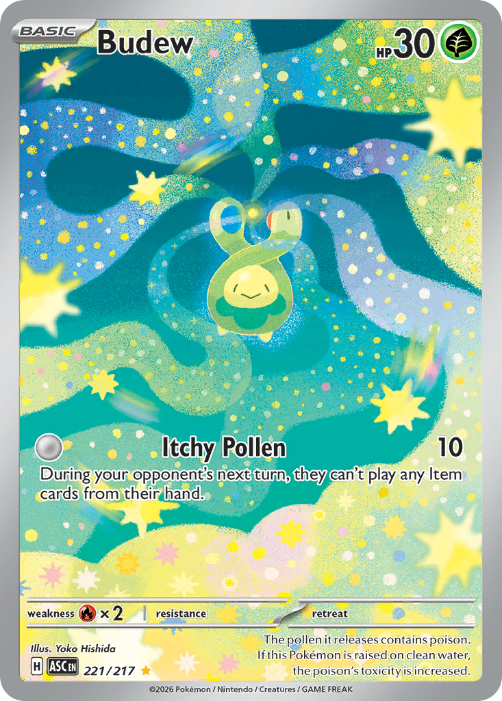[ENG][NM] Karta Pokemon Budew 221/217 - Ascended Heroes