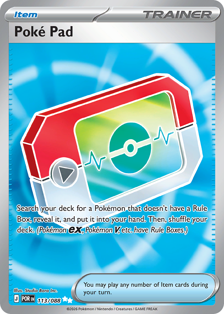 [ENG][NM] Karta Pokemon Poké Pad 113/088 - Perfect Order