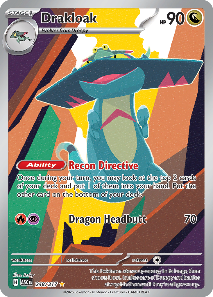 [ENG][NM] Karta Pokemon Drakloak 248/217 - Ascended Heroes