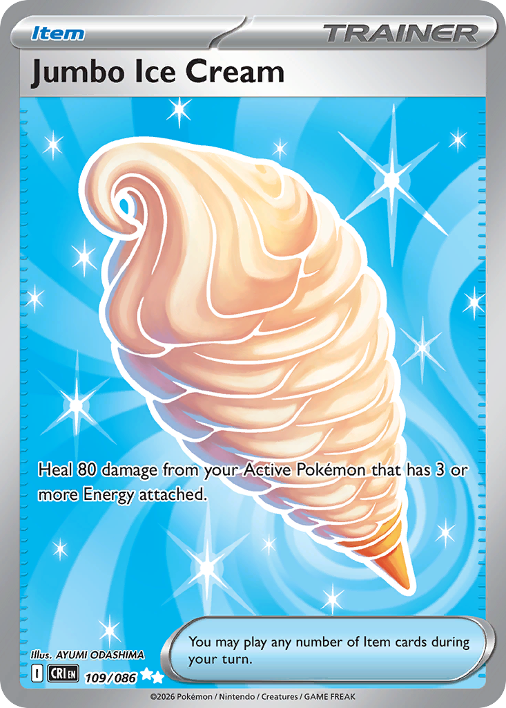 [ENG][NM] Karta Pokemon Jumbo Ice Cream 109/086 - Chaos Rising