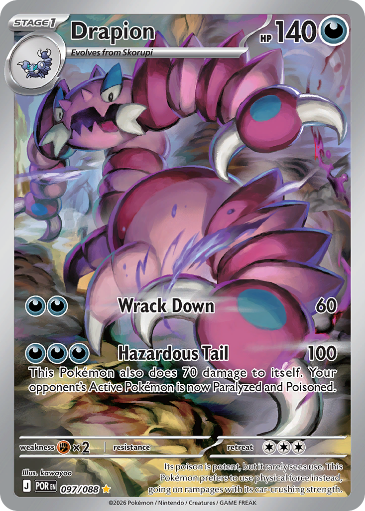 [ENG][NM] Karta Pokemon Drapion 097/088 - Perfect Order
