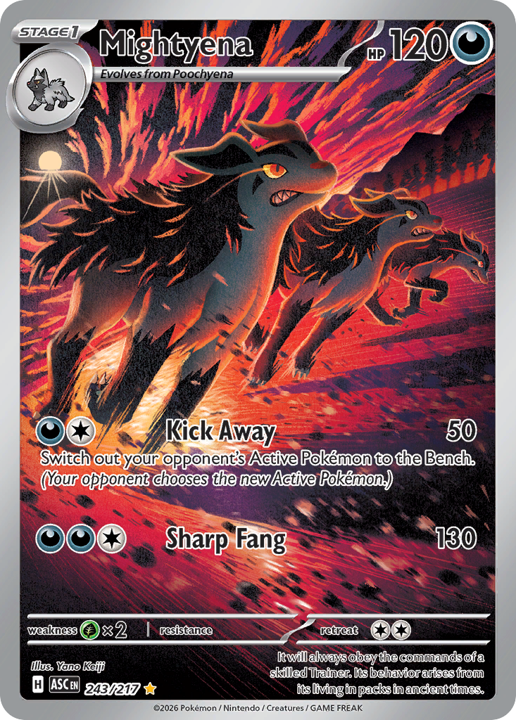[ENG][NM] Karta Pokemon Mightyena 243/217 - Ascended Heroes