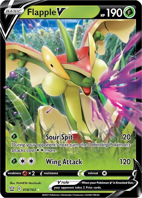 [ENG][NM] Karta Pokemon Flapple V 18 - Battle Styles