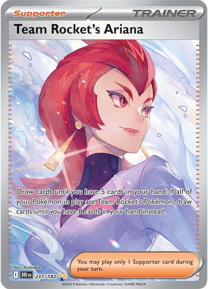 [ENG][NM] Karta Pokemon Team Rocket's Ariana 237/182 - Destined Rivals