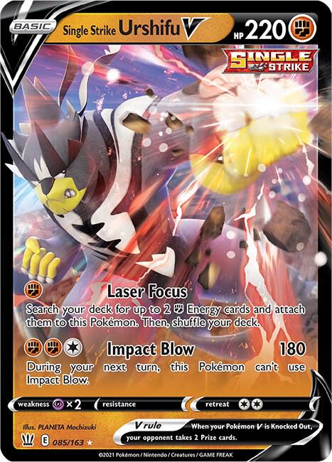 [ENG][NM] Karta Pokemon Single Strike Urshifu V 85 - Battle Styles