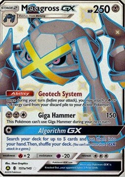 [ENG][NM] Karta Pokemon Metagross GX 157a - Guardians Rising