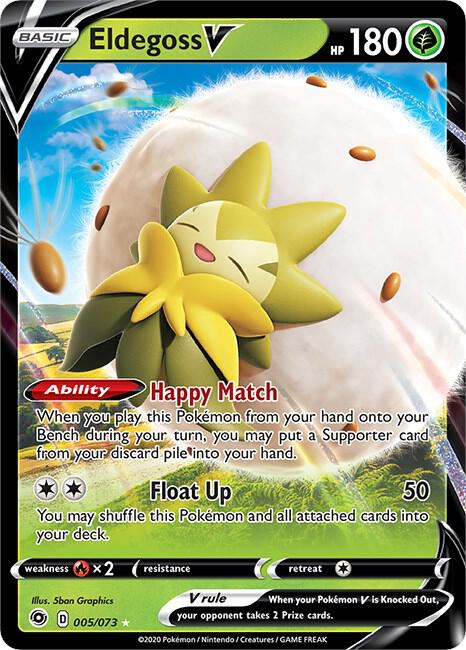 [ENG][NM] Karta Pokemon Eldegoss V 5 - Champion's Path
