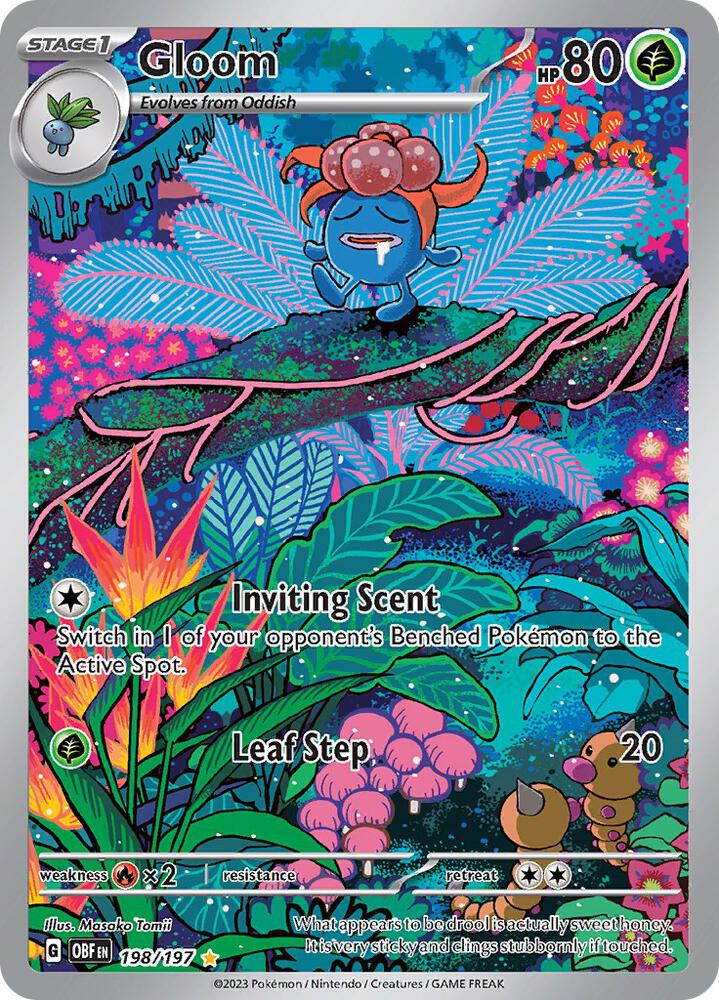 [ENG][NM] Karta Pokemon Gloom 198/197 - Obsidian Flames