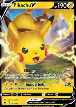 [ENG][NM] Karta Pokemon Pikachu V 043/185 - Vivid Voltage