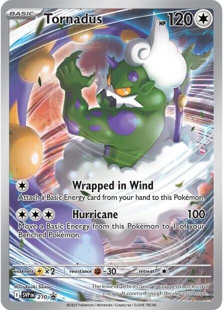 [ENG][NM] Karta Pokemon Tornadus 210 - SVP Black Star Promos