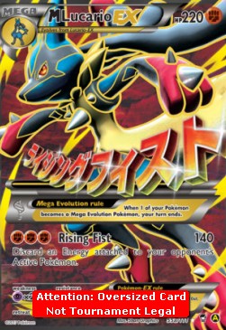 [ENG][NM] Karta Pokemon MLucario EX 55a - Furious Fists