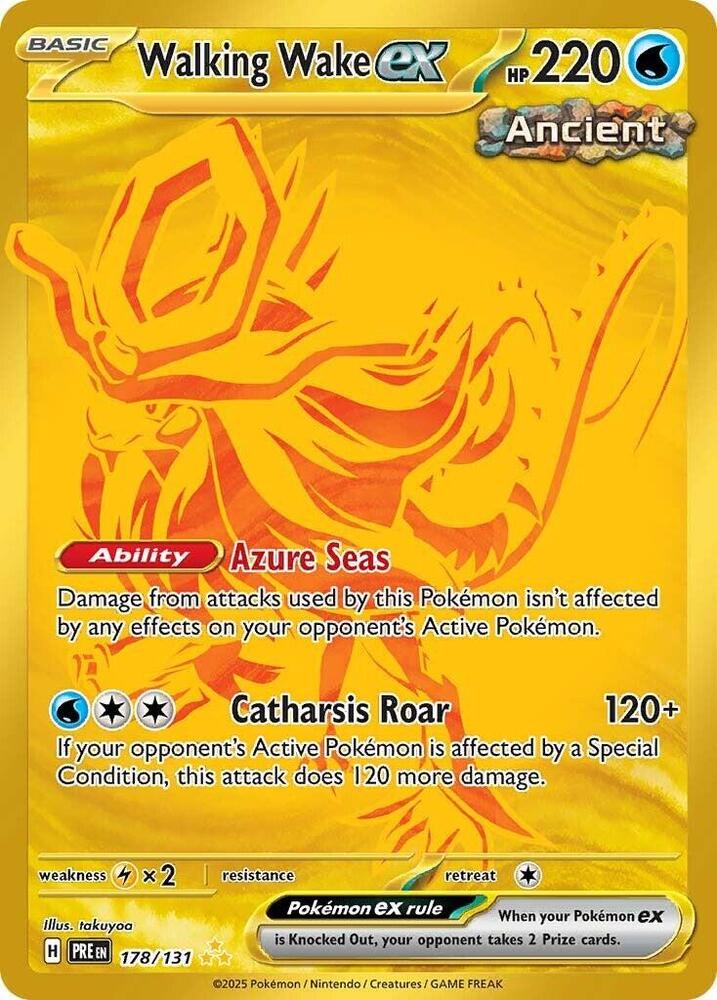 [ENG][NM] Karta Pokemon Walking Wake ex 178/131 - Prismatic Evolutions