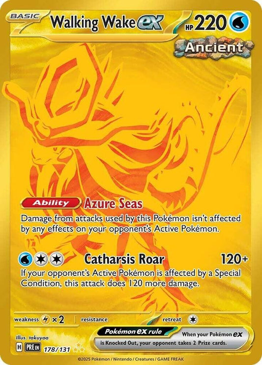[ENG][NM] Karta Pokemon Walking Wake ex 178/131 - Prismatic Evolutions