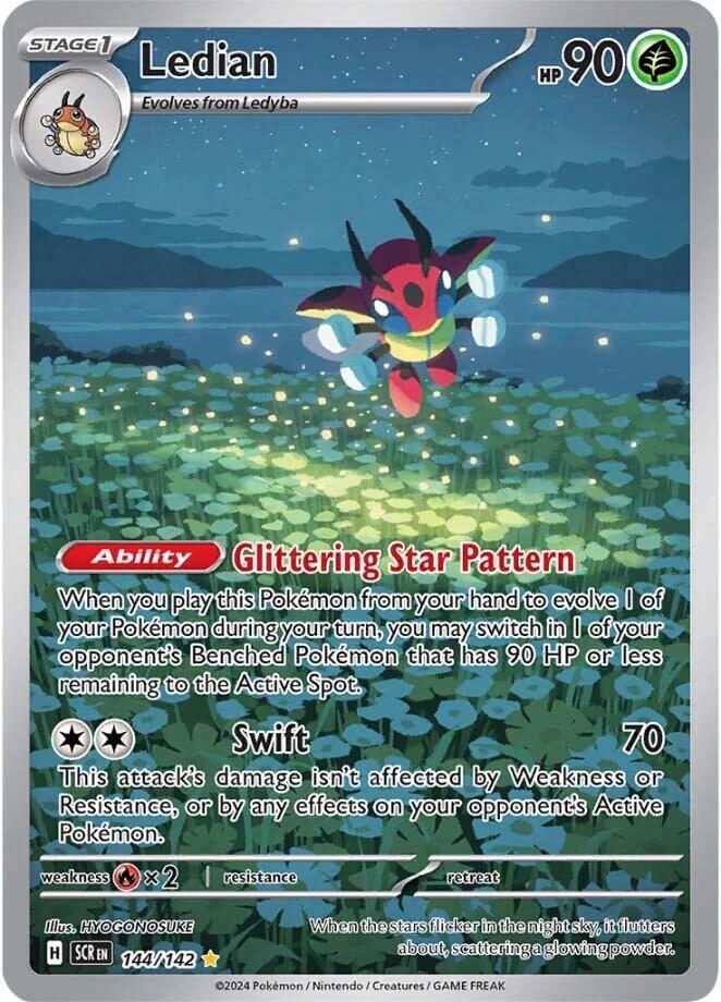 [ENG][NM] Karta Pokemon Ledian 144/142 - Stellar Crown