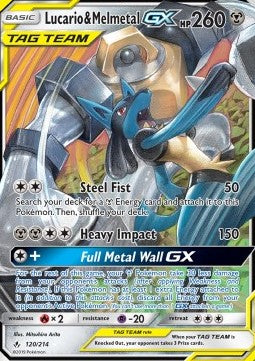 [ENG][NM] Karta Pokemon Lucario & Melmetal GX 120 - Unbroken Bonds