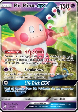 [ENG][NM] Karta Pokemon Mr. Mime GX 67 - Team Up