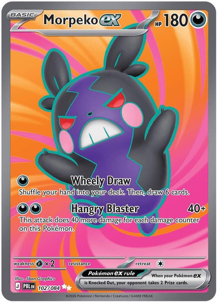 [ENG][NM] Karta Pokemon Morpeko ex 102/084 - Pitch Black