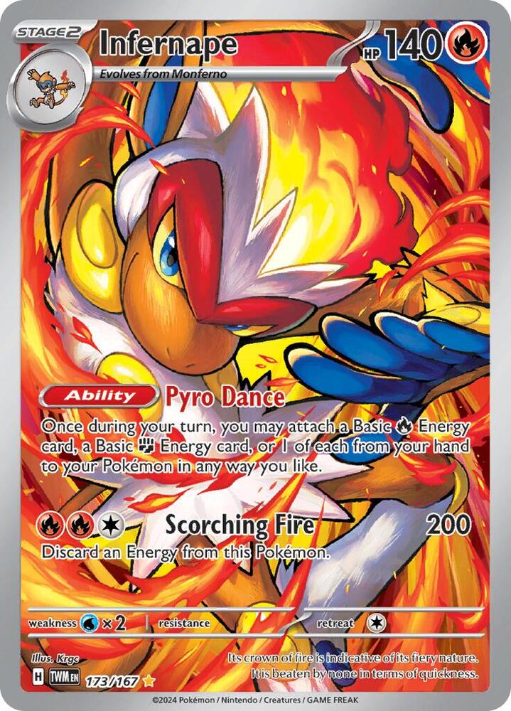 [ENG][NM] Karta Pokemon Infernape 173/167 - Twilight Masquerade