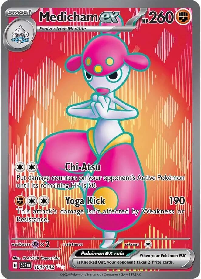 [ENG][NM] Karta Pokemon Medicham ex 161/142 - Stellar Crown