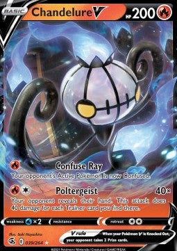 [ENG][NM] Karta Pokemon Chandelure V 39 - Fusion Strike