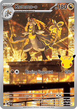[ENG][NM] Karta Pokemon Kommo-o 143 - 30th Celebration