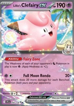 [ENG][NM] Karta Pokemon Lillie's Clefairy ex 056/159 - Journey Together