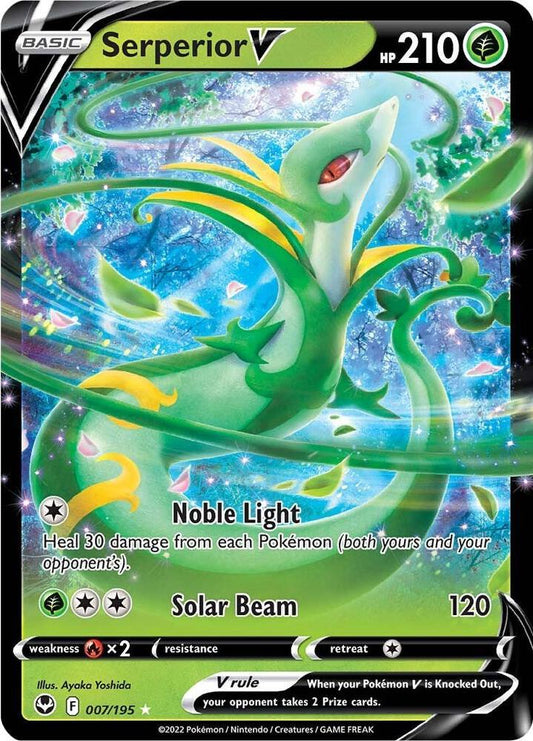 [ENG][NM] Karta Pokemon Serperior V 007/195 - Silver Tempest