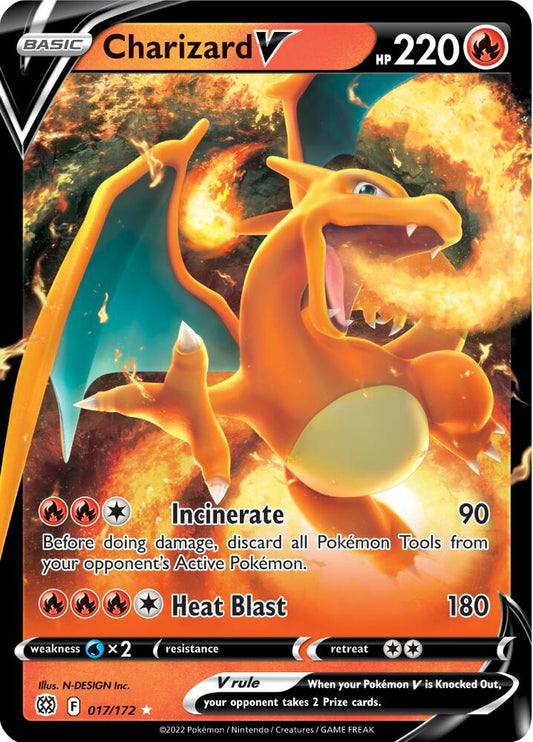 [ENG][NM] Karta Pokemon Charizard V 017/172 - Brilliant Stars