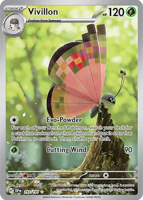 [ENG][NM] Karta Pokemon Vivillon 193/191 - Surging Sparks