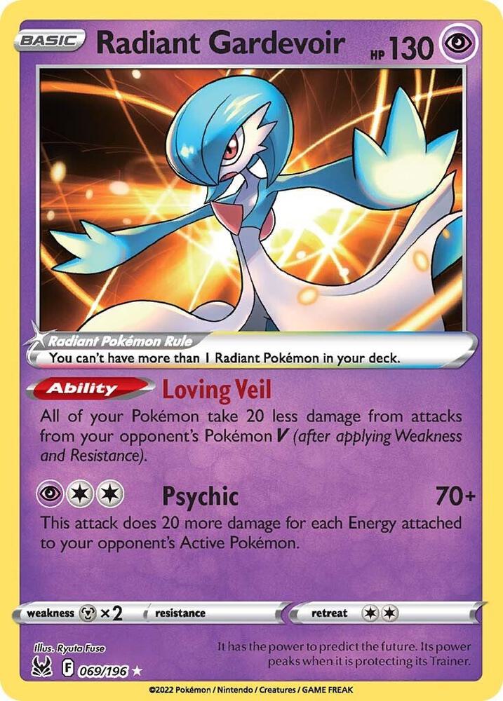 [ENG][NM] Karta Pokemon Radiant Gardevoir 069/196 - Lost Origin