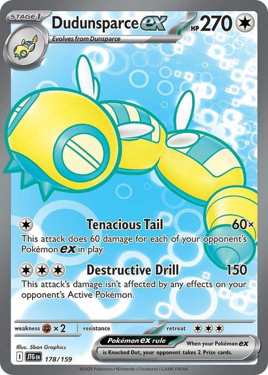 [ENG][NM] Karta Pokemon Dudunsparce ex 178/159 - Journey Together