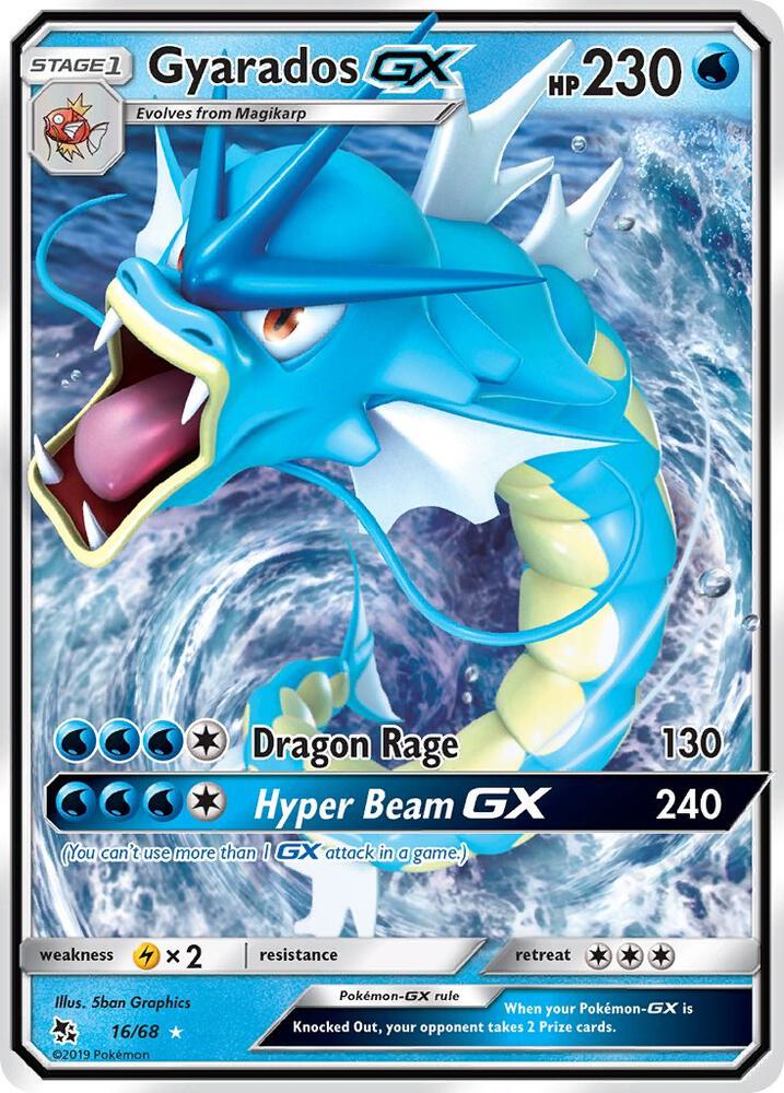 [ENG][NM] Karta Pokemon Gyarados GX 16 - Hidden Fates