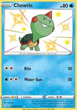 [ENG][NM] Karta Pokemon Chewtle SV28 - Shining Fates