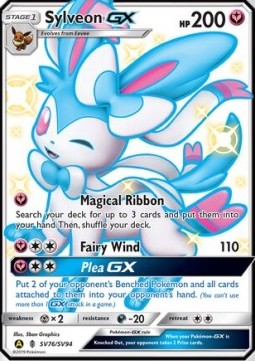[ENG][NM] Karta Pokemon Sylveon GX SV76 - Hidden Fates